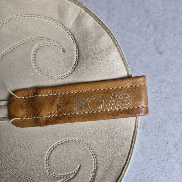 Acme Women's 8847 Vintage Tan Western Cowboy Boots with Heels Size 6.5 M‎ - Picture 8 of 11